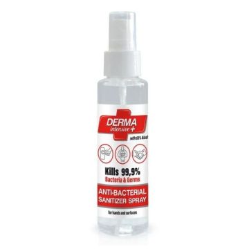 Derma Intensive + Дезинфектант спрей за ръце x100 мл