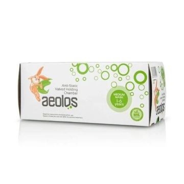 Aeolos Инхалационна камера с клапан и средна маска за деца 1 - 6 години