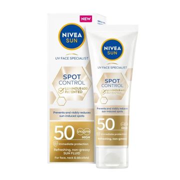 Nivea Sun Luminous 630 Слънцезащитен крем за лице против пигментация SPF50 x40 мл