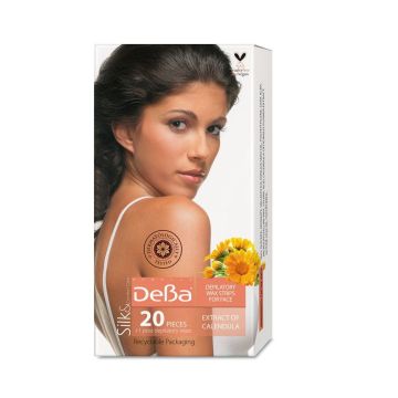 DeBa Silk & Comfort Депилиращи ленти за лице х20 броя