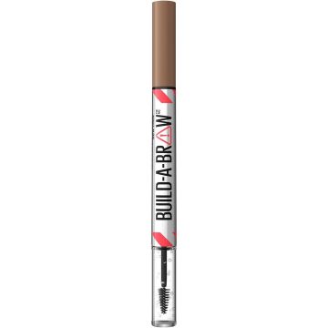 Maybelline Build-A-Brow 2 в 1 Молив за вежди и фиксиращ гел x1.4 грама, 255 Soft Brown