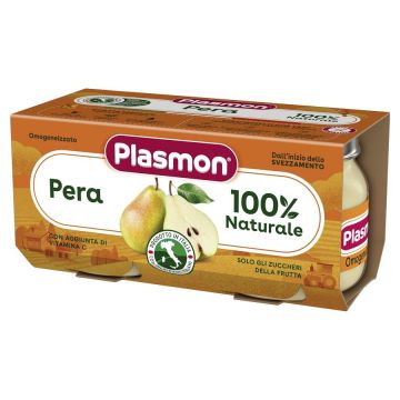 Plasmon Плодове пюре круша за деца над 6 месечна възсраст 2x80 грама