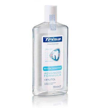 Trisa Revital Sensitive Вода за уста за чувствителни зъби и венци х500 мл
