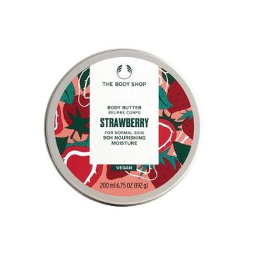 The Body Shop Strawberry Омекотяващо масло за тяло с аромат на ягода x200 мл