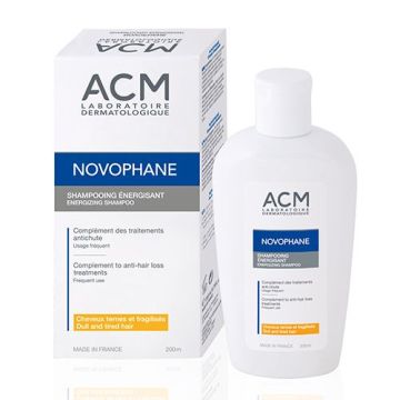 ACM Novophane Енергизиращ шампоан за коса против косопад x200 мл