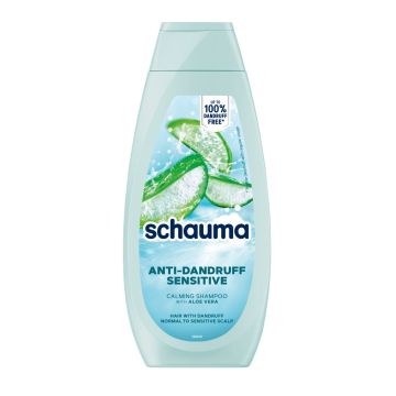 Schauma Anti-Dandruff Sensitive Шампоан против пърхот с алое вера за нормален до чувствителен скалп х350 мл