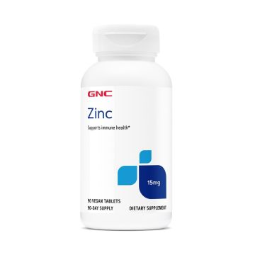 GNC Цинк 15 мг x90 веган таблетки