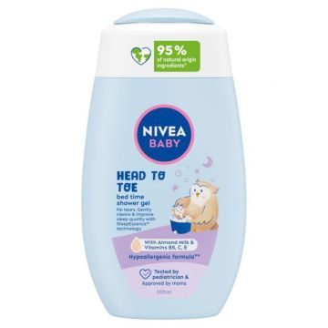Nivea Baby Bed Time Шампоан и душ гел за бебета x200 мл