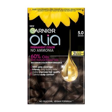 Garnier Olia Безамонячна боя за коса, 5.0 Brown