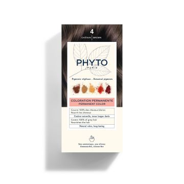 Phyto Color Дълготрайна боя за коса, 4 Brown