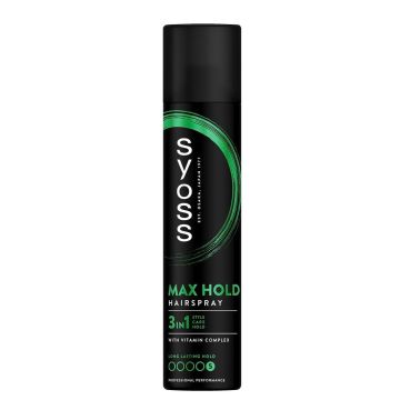 Syoss Max Hold Лак за коса с мега силна фиксация х300 мл