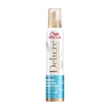 Deluxe Wonder Volume & Protection 5 Пяна за коса за обем с много силна фиксация x250 мл