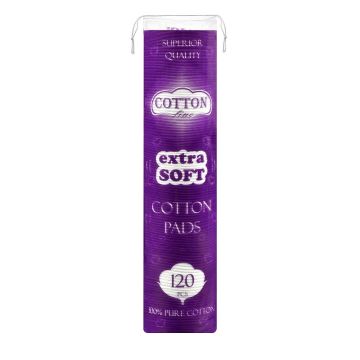 Cotton Line Extra Soft Тампони за грим х120 броя