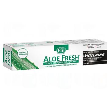 Esi Aloe Fresh Избелваща гел паста за зъби с въглен от бамбук х100 мл