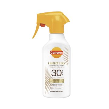 Carroten Protect & Tan Слънцезащитно спрей мляко за тяло SPF30 х270 мл