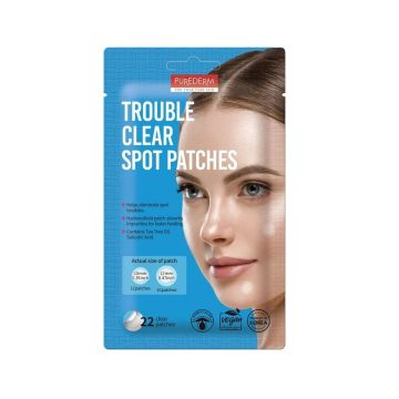 Purederm Trouble Clear Spot Patches Пачове против несъвършенства х22 броя