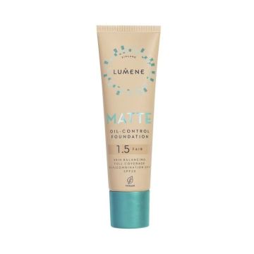 Lumene Matte Oil-control Матиращ фон дьо тен за лице за мазна и комбинирана кожа x30 мл, 1.5 Fair