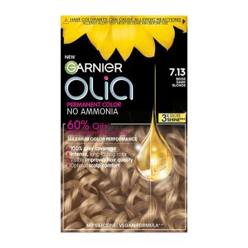 Garnier Olia Безамонячна боя за коса, 7.13 Beige Dark Blonde