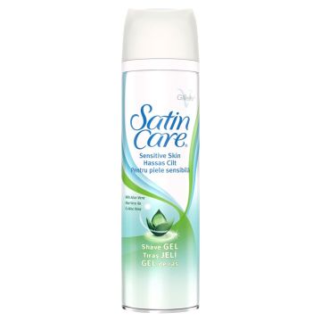 Gillette Satin Care Sensitive Skin Гел за бръснене за жени за чувствителна кожа x200 мл