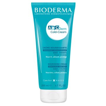 Bioderma ABCDerm Интензивно подхранващ колд крем за лице и тяло за бебета и деца х200 мл