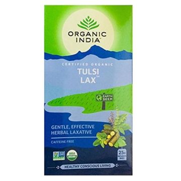 Уелнес чай Тулси Лаксатив х25 филтърни торбички Organic India