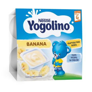 Nestle Yogolino Банан млечен десерт за деца над 6 месеца 4x100 грама