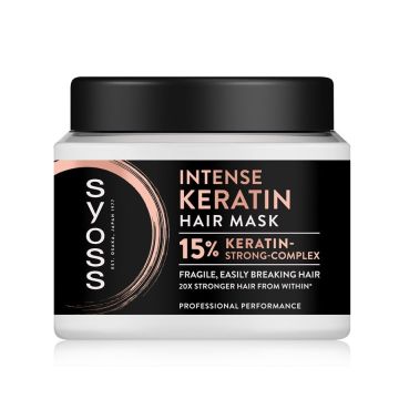 Syoss Intense Keratin Маска за слаба и чуплива коса х400 мл