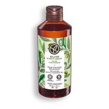 Yves Rocher Bain Nature Душ гел за тяло Маслина и Петитгрен x400 мл