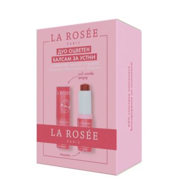 La Rosee Дуо цветен подхранващ стик за устни 2х4,5 грама