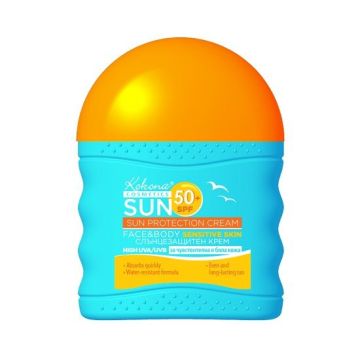 Kokona Sun Слънцезащитен крем за тяло за хора с чувствителна и много светла кожа SPF50+ х75 мл