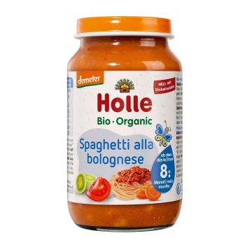 Holle Био пюре спагети болонезе от 8 месечна възраст x220 грама