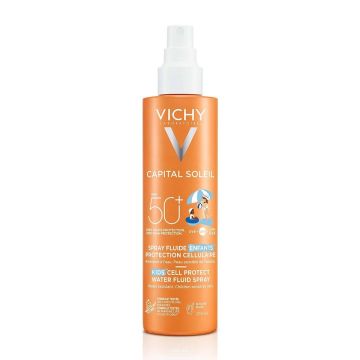 Vichy Capital Soleil Cell Protect Флуиден спрей за деца за защита на кожните клетки SPF50+ x200 мл