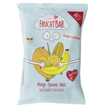 FruchtBar Био снакс Костенурчета с манго и банан за деца над 12 месеца  x30 грама - 6330