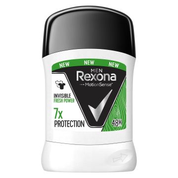 Rexona Invisible Fresh Power Део стик против изпотяване за мъже x50 мл