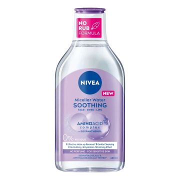 Nivea Soothing 5в1 Мицеларна вода за чувствителна кожа х400 мл