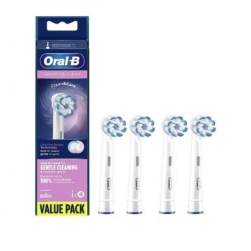 Oral-B Sensitive Clean UltraThin Резервен накрайник за електрическа четка за зъби x4 броя