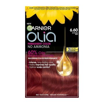 Garnier Olia Безамонячна боя за коса, 6.60 Intense Red