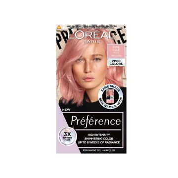 Loreal Paris Preference Vivid Colors Дълготрайна боя за коса, 9.213 Rose Gold