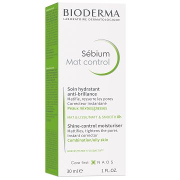 Bioderma Sebium Mat Control Матиращ и хидратиращ крем за лице x30 мл