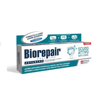 Biorepair Pro Active Shield Паста за зъби с комбинирано действие против кариеси х75 мл
