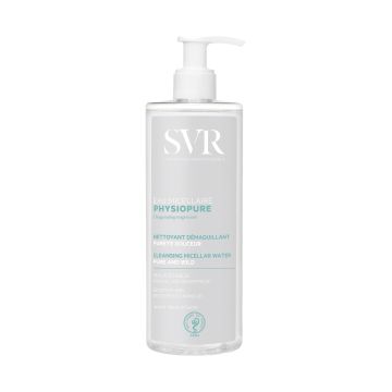 SVR Physiopure Почистваща мицеларна вода за лице за чувствителна кожа x400 мл