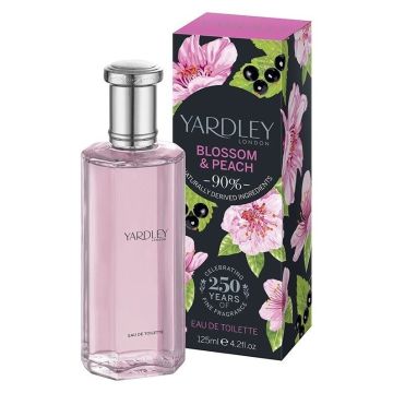 Yardley London Тоалетна вода за жени с аромат на черешов цвят и праскова x125 мл