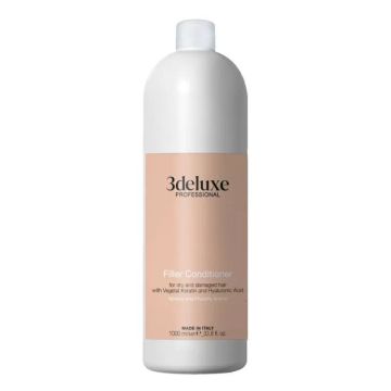 3DeLuxe Filler Възстановяващ и укрепващ балсам за суха и увредена коса x1 литър