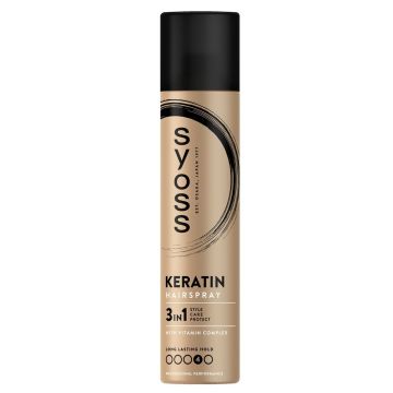 Syoss Keratin Лак за коса за изключително силна фиксация х300 мл