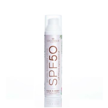 Cocosolis Натурален слънцезащитен лосион за лице и тяло SPF50 х100 мл
