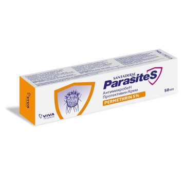 Santaderm Parasites Антимикробен протективен крем с перметрин 5% х50 мл Ceumed