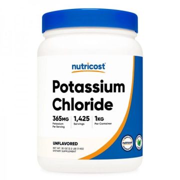 Калиев хлорид на прах х1 kg Nutricost