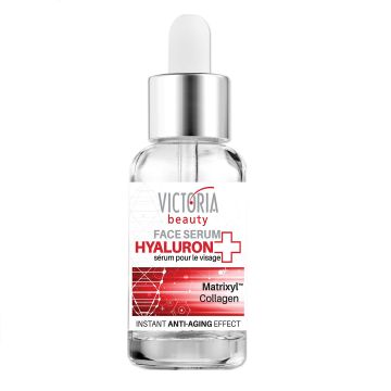 Victoria Beauty Hyaluron + Анти-ейдж серум за лице с хиалуронова киселина, колаген и матриксил x20 мл