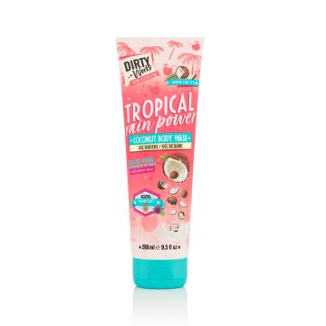 Dirty Works Tropical Rain Power Coconut Душ гел за тяло x280 мл