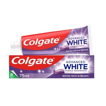 Colgate Advanced White Purple Избелваща паста за зъби x75 мл